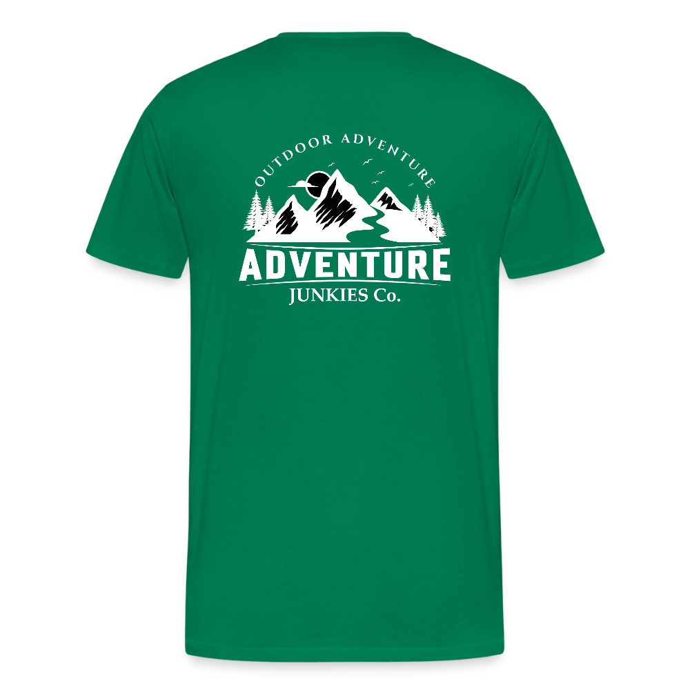 Men's T- Shirts Out Door Adventure Design - kelly green
