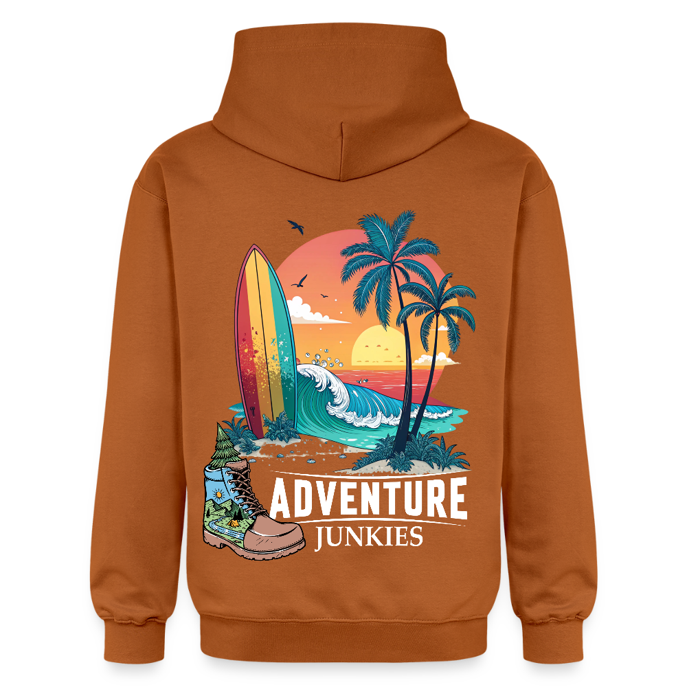Adult Unisex  Midweight Hoodie - Athletic Orange