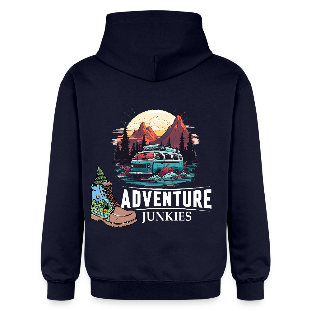 Unisex Midweight Hoodie - navy