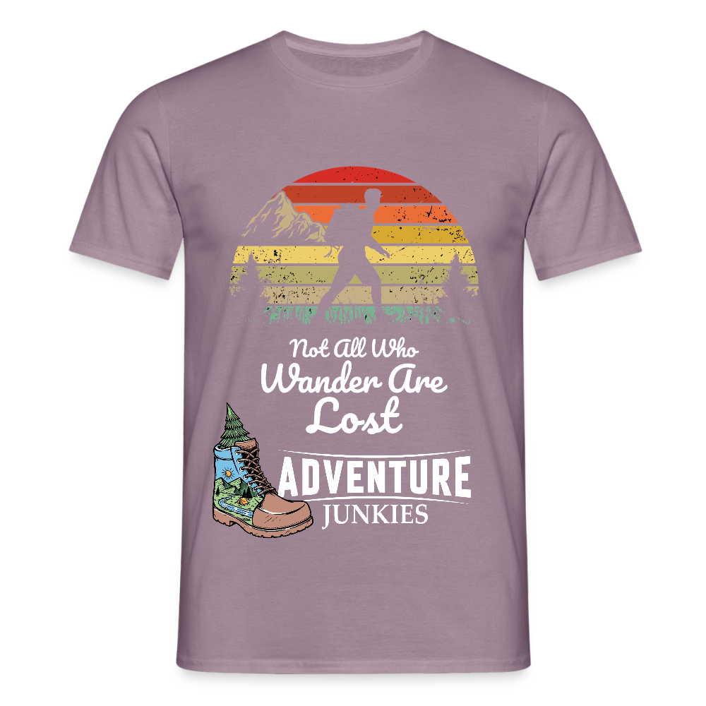 Men's T-Shirt - purple-grey 