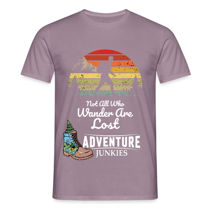 Men's T-Shirt - purple-grey 