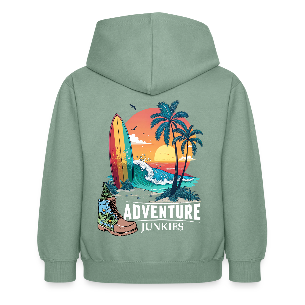 Children's  Unisex Hoodie - steel green