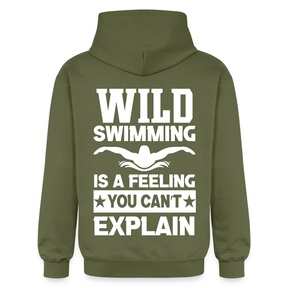 Adult Unisex  Midweight Hoodie - military green