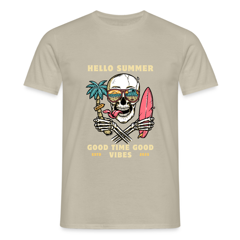 Men's Camping  T-Shirt - sand beige