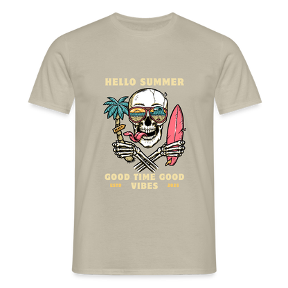 Men's Camping  T-Shirt - sand beige