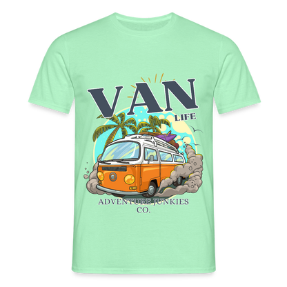 Men's  Camping T-Shirt - mint green