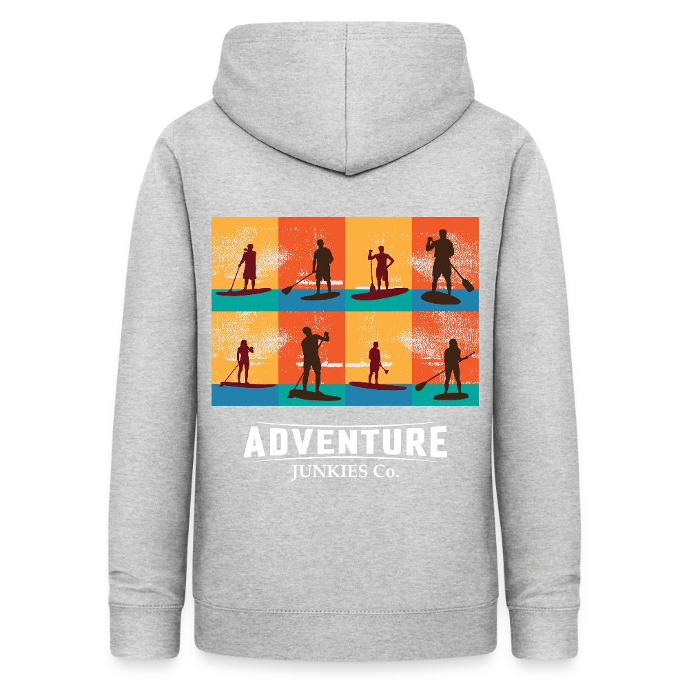 Women's Hoodie Water Adventures - light heather grey