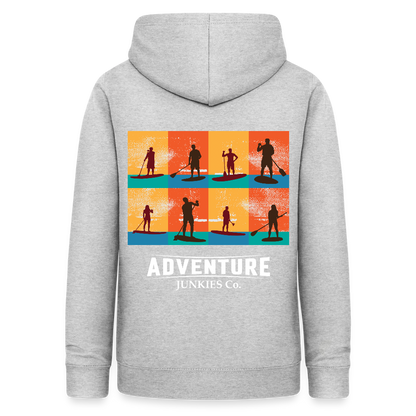 Women's Hoodie Water Adventures - light heather grey
