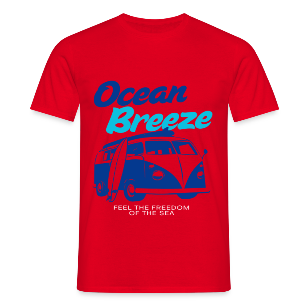 Men's Camping T-Shirt - red