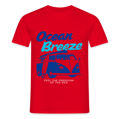 Men's Camping T-Shirt - red