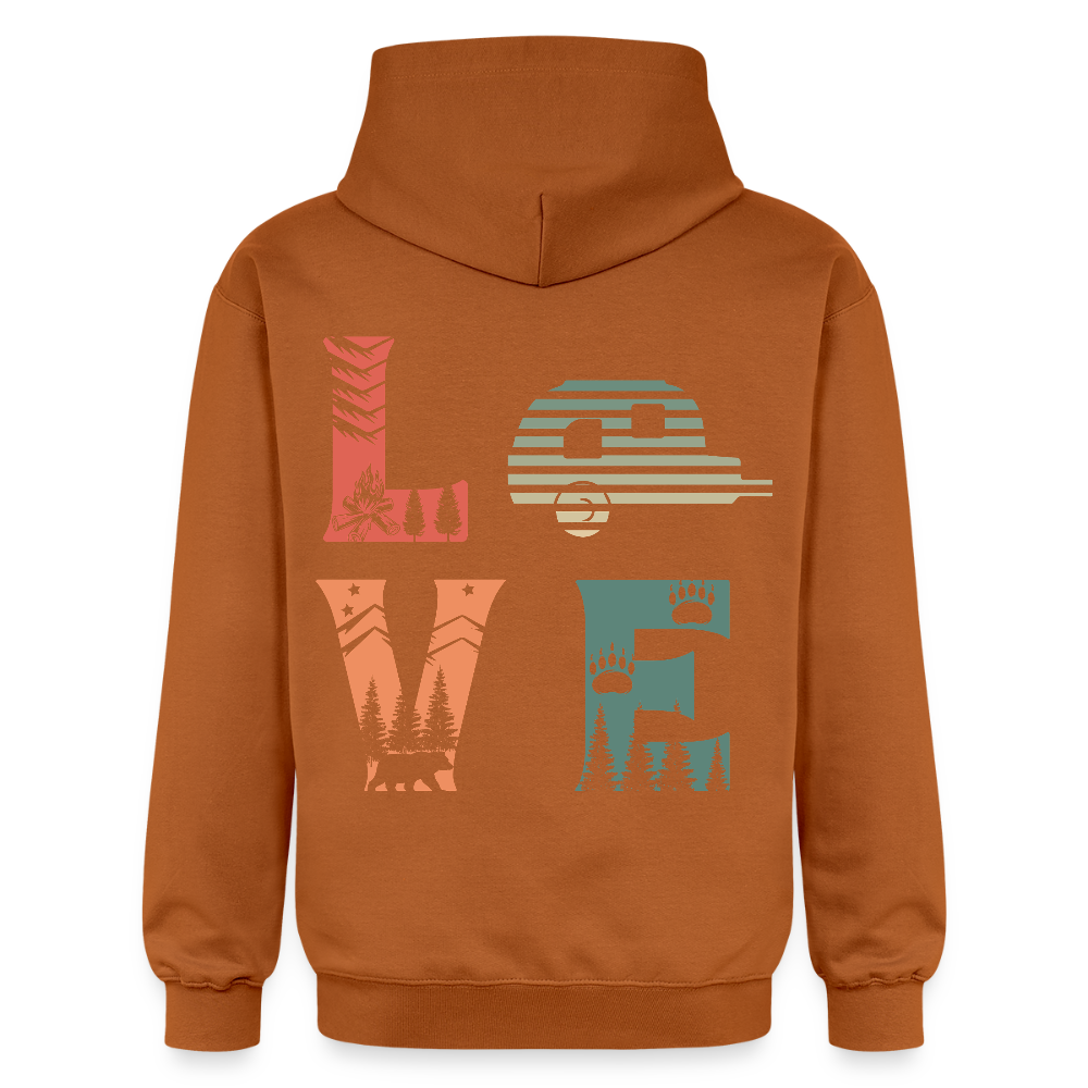 Unisex Midweight Hoodie - Athletic Orange