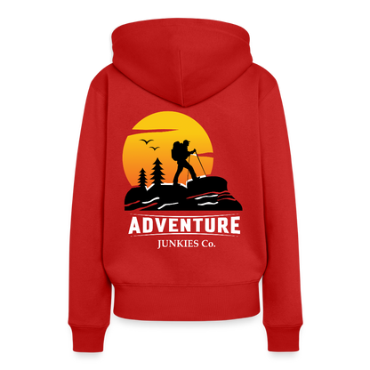 Women’s Premium Hiking/Walking Hoodie - red