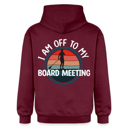 Adult Unisex Midweight Hoodie - maroon