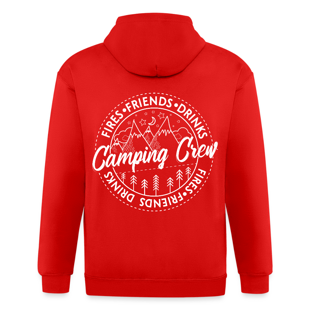 Unisex Heavyweight Hooded Jacket - red