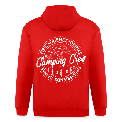 Unisex Heavyweight Hooded Jacket - red