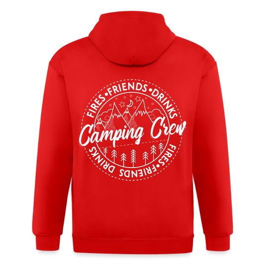 Unisex Heavyweight Hooded Jacket - red