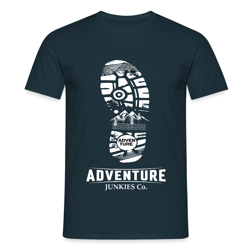 Men's Hiking & Walking T-Shirt - navy