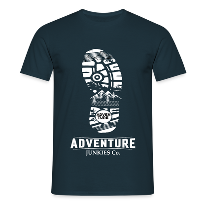 Men's Hiking & Walking T-Shirt - navy