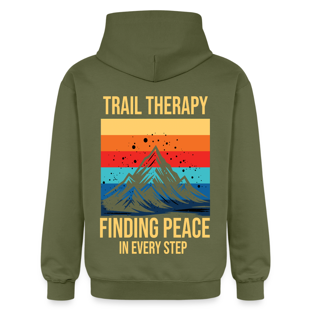 Adult Unisex Midweight Hoodie - military green
