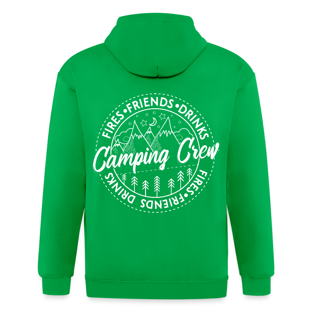 Unisex Heavyweight Hooded Jacket - kelly green