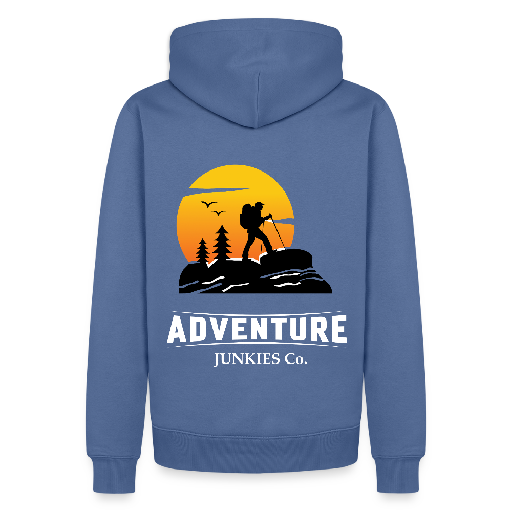 Men’s Premium Hiking /Walking Hoodie - stone blue