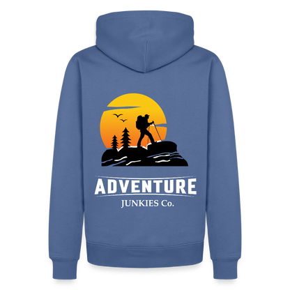 Men’s Premium Hiking /Walking Hoodie - stone blue