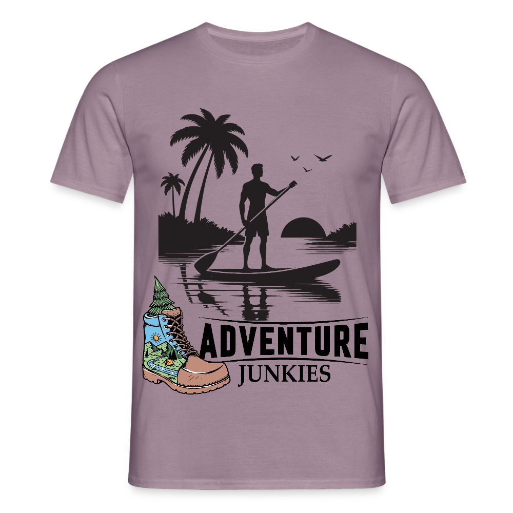 Men's T-Shirt - purple-grey 