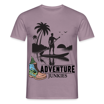 Men's T-Shirt - purple-grey 