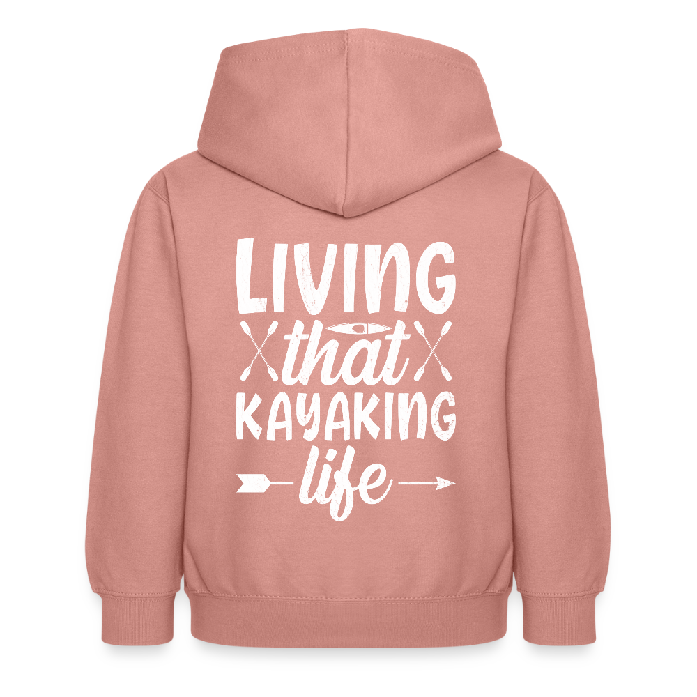 Children's  Unisex Hoodie - dusky rose