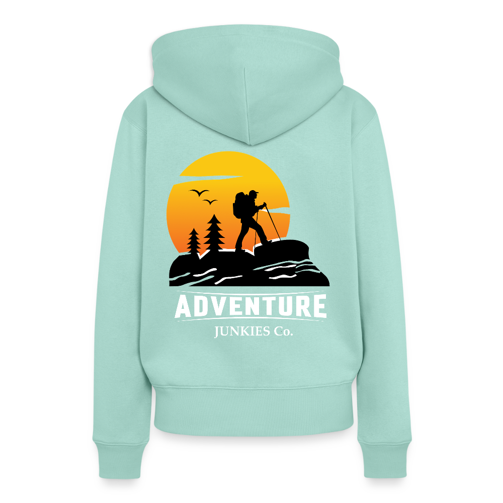 Women’s Premium Hiking/Walking Hoodie - mint 