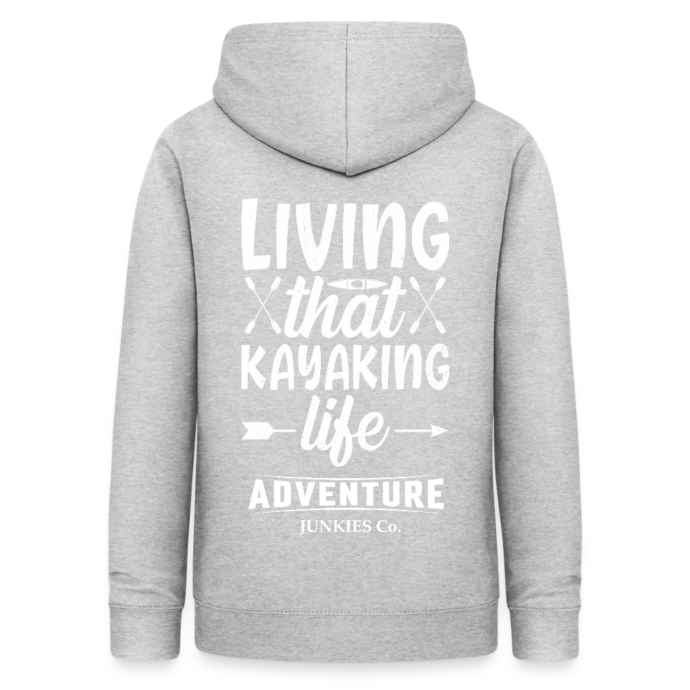 Women's Hoodie Water Adventures - light heather grey