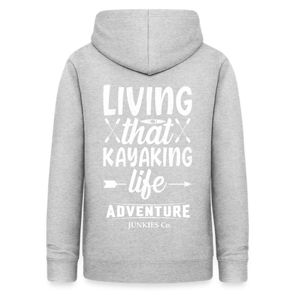 Women's Hoodie Water Adventures - light heather grey