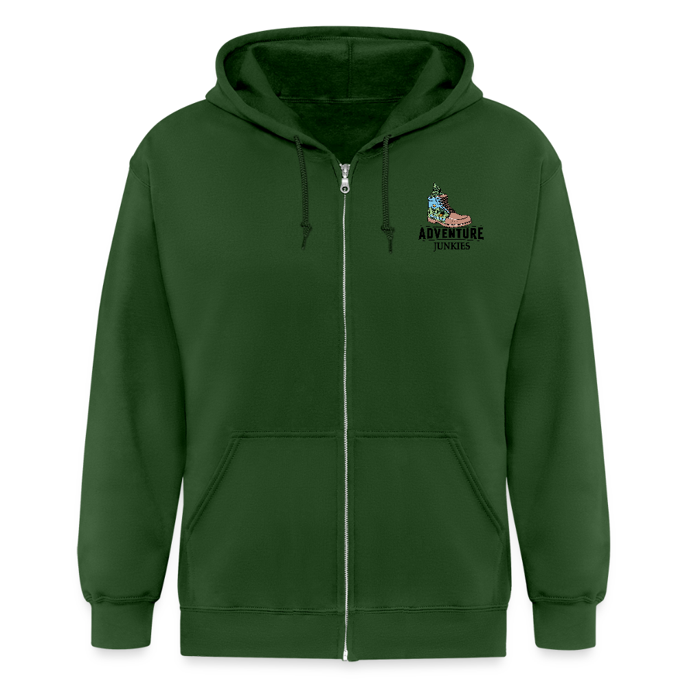 Unisex Heavyweight Hooded Jacket - forrest