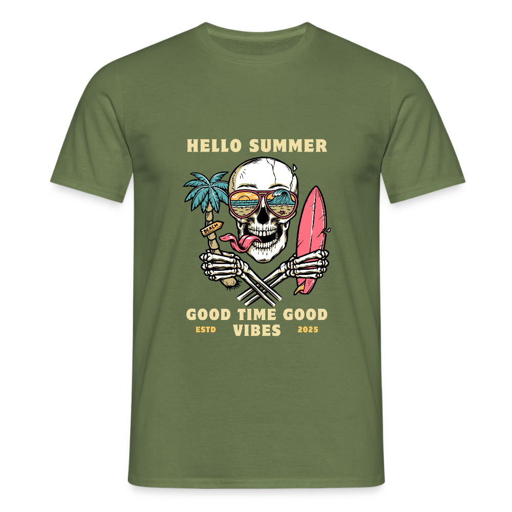Men's Camping  T-Shirt - military green