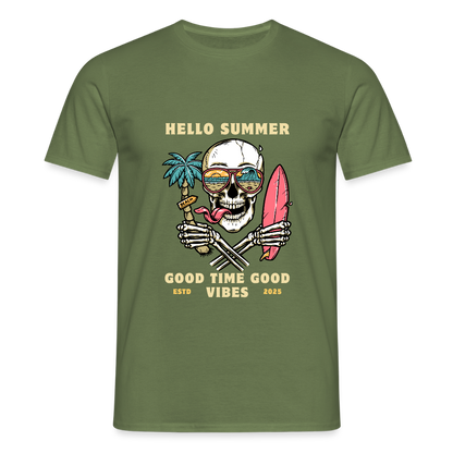 Men's Camping  T-Shirt - military green