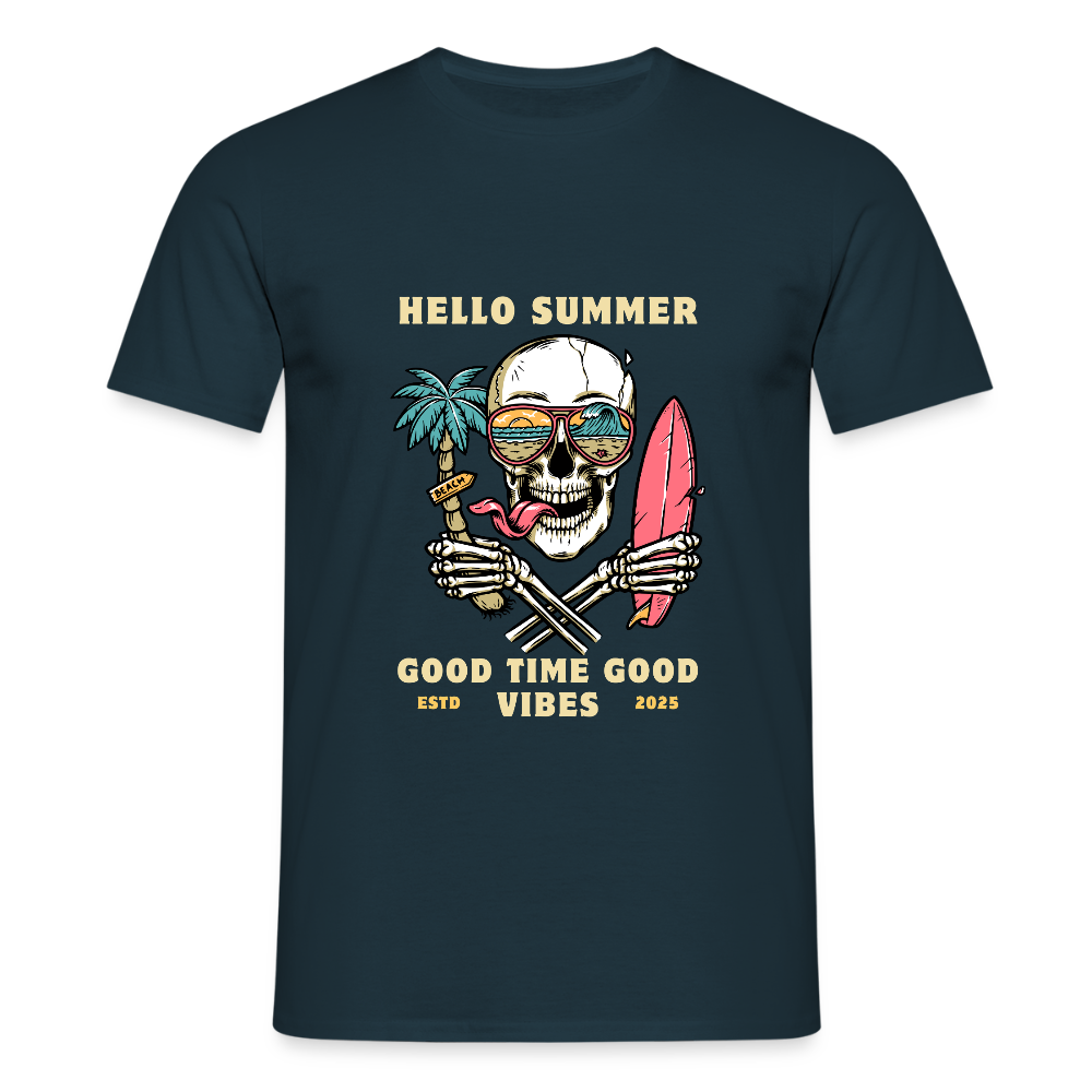 Men's Camping  T-Shirt - navy