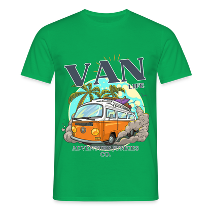 Men's  Camping T-Shirt - kelly green