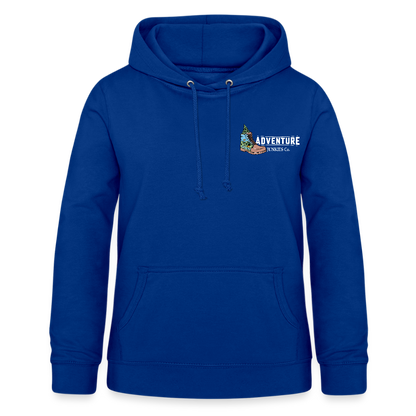 Women's Hoodie Water Adventures - bright royal