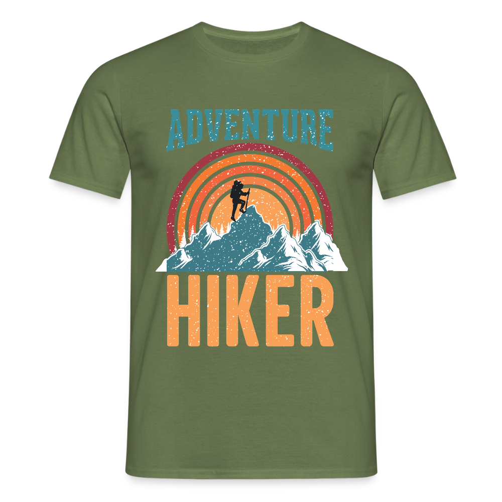 Men's Hiking & Walking T-Shirt - military green