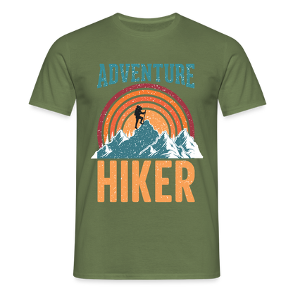 Men's Hiking & Walking T-Shirt - military green