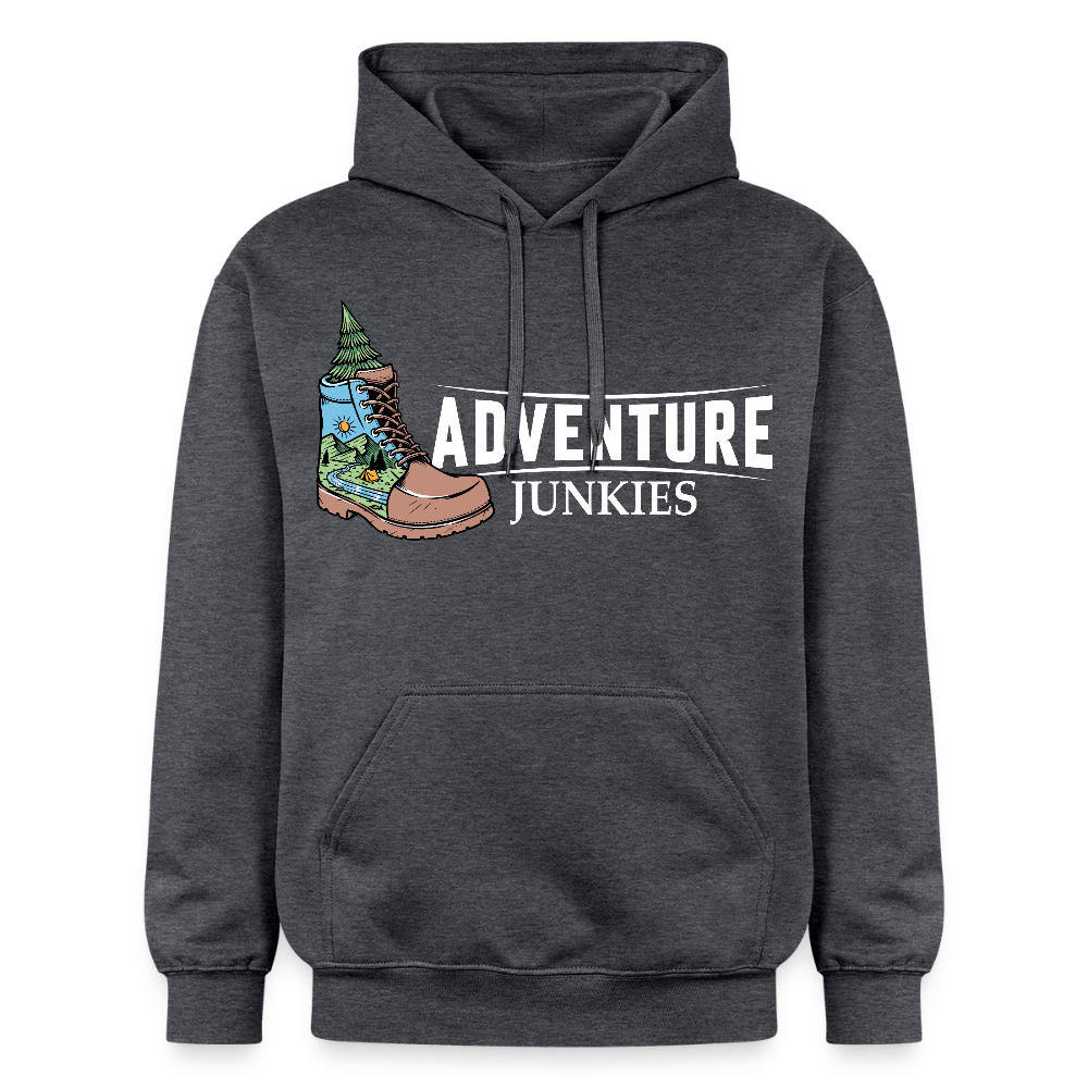 Unisex Midweight Hoodie - dark heather grey