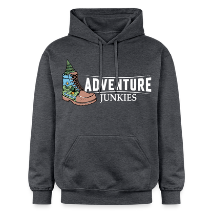 Unisex Midweight Hoodie - dark heather grey