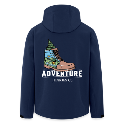 Unisex Recycled Softshell Jacket   THE DISCOVERER!! - navy