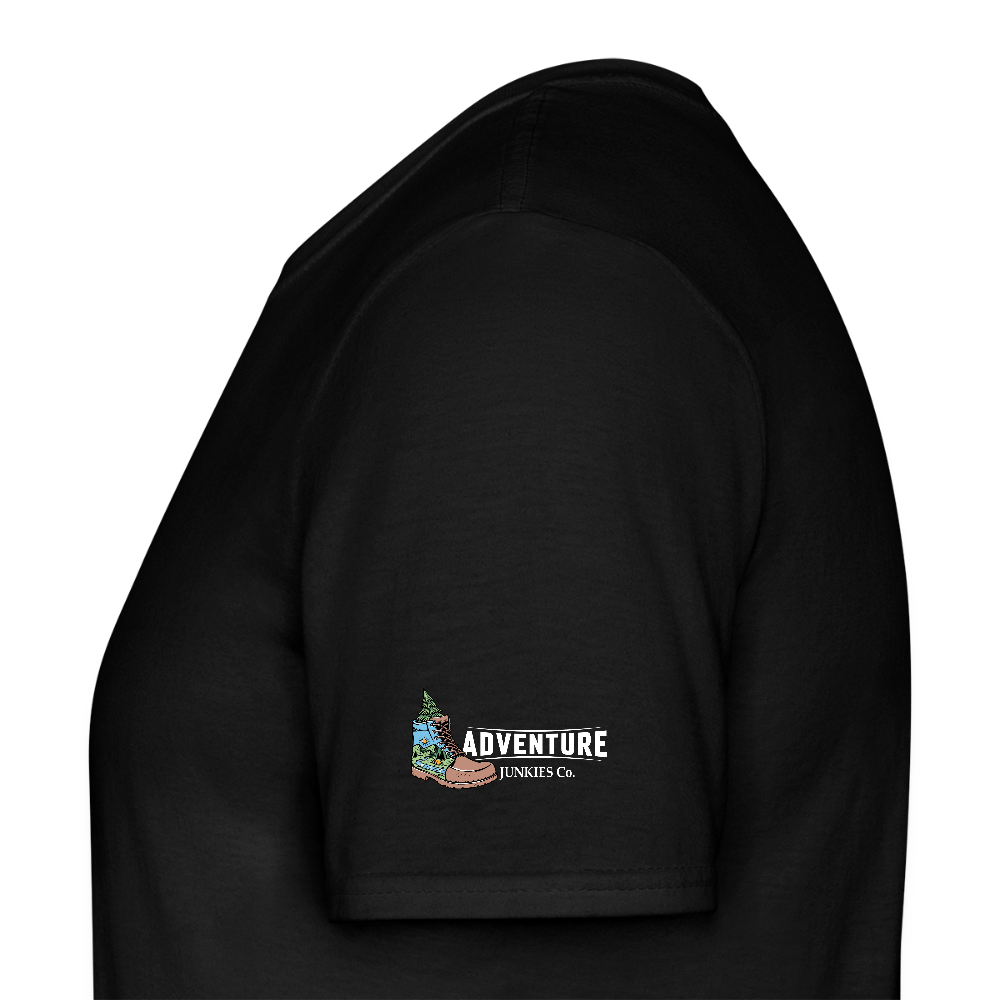 Men's Hiking & Walking T-Shirt - black