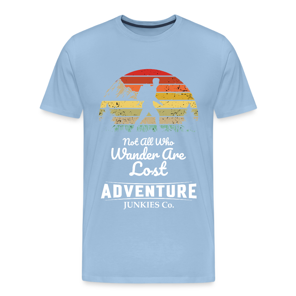 Men’s T-Shirt Front Design Not All that Wander - sky