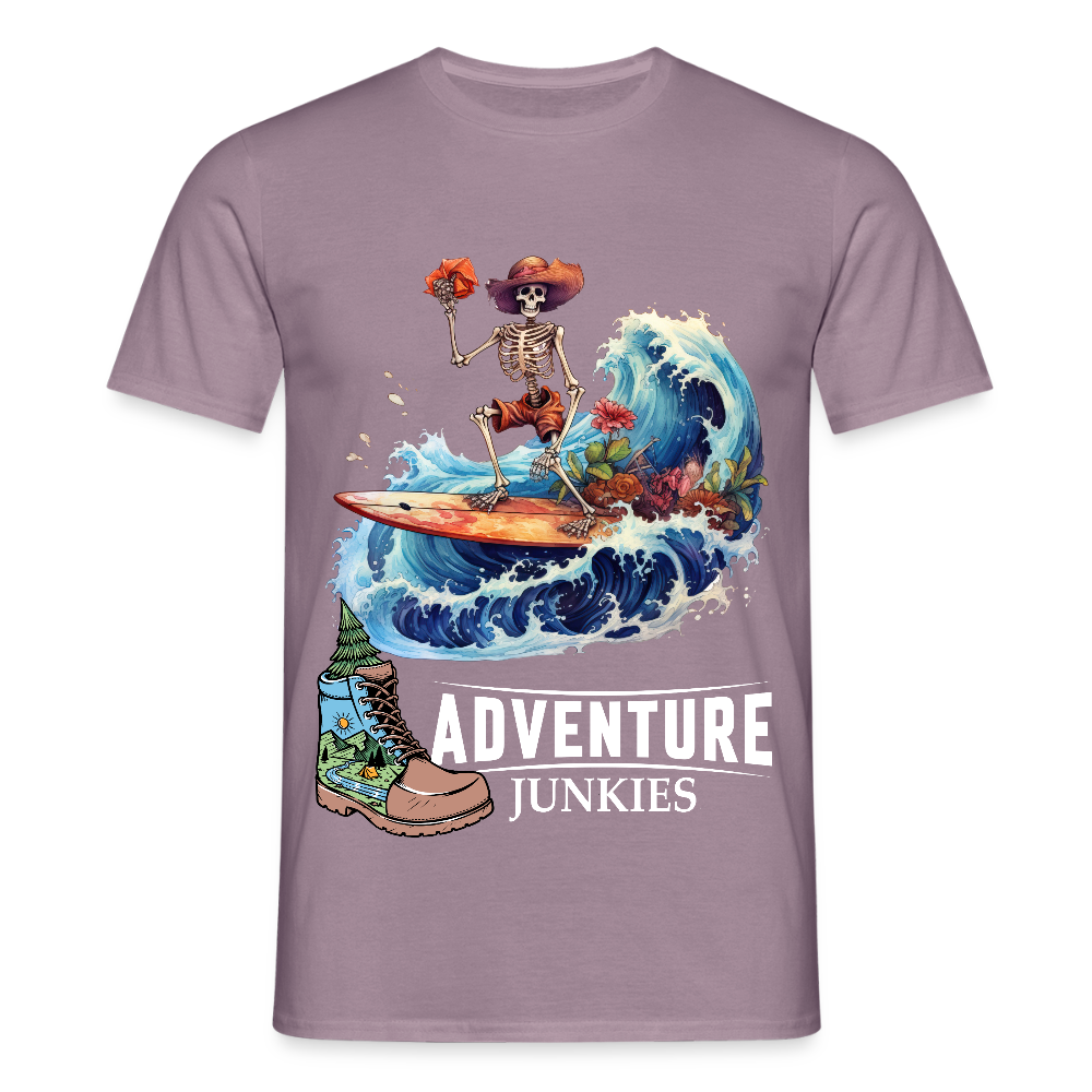 Men's T-Shirt - purple-grey 