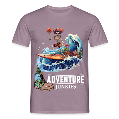 Men's T-Shirt - purple-grey 