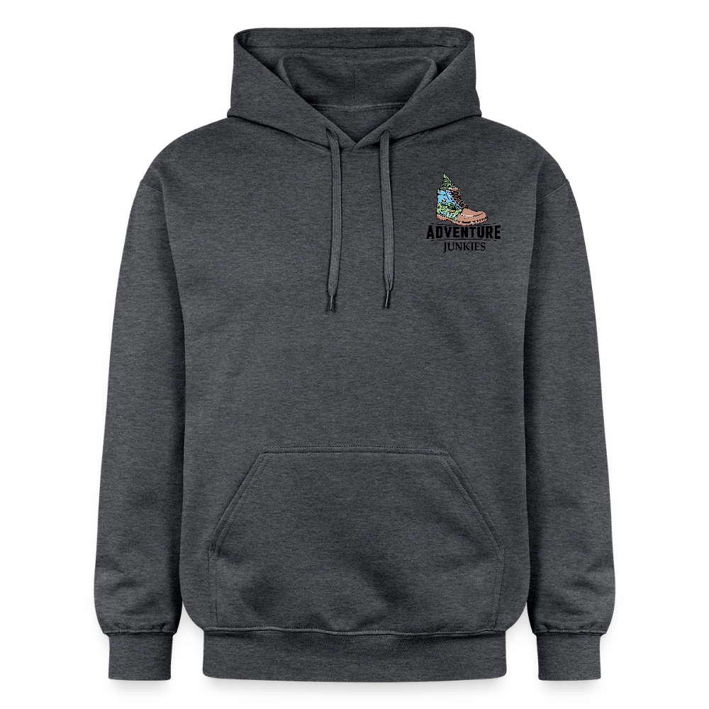 Unisex Midweight Hoodie - dark heather grey