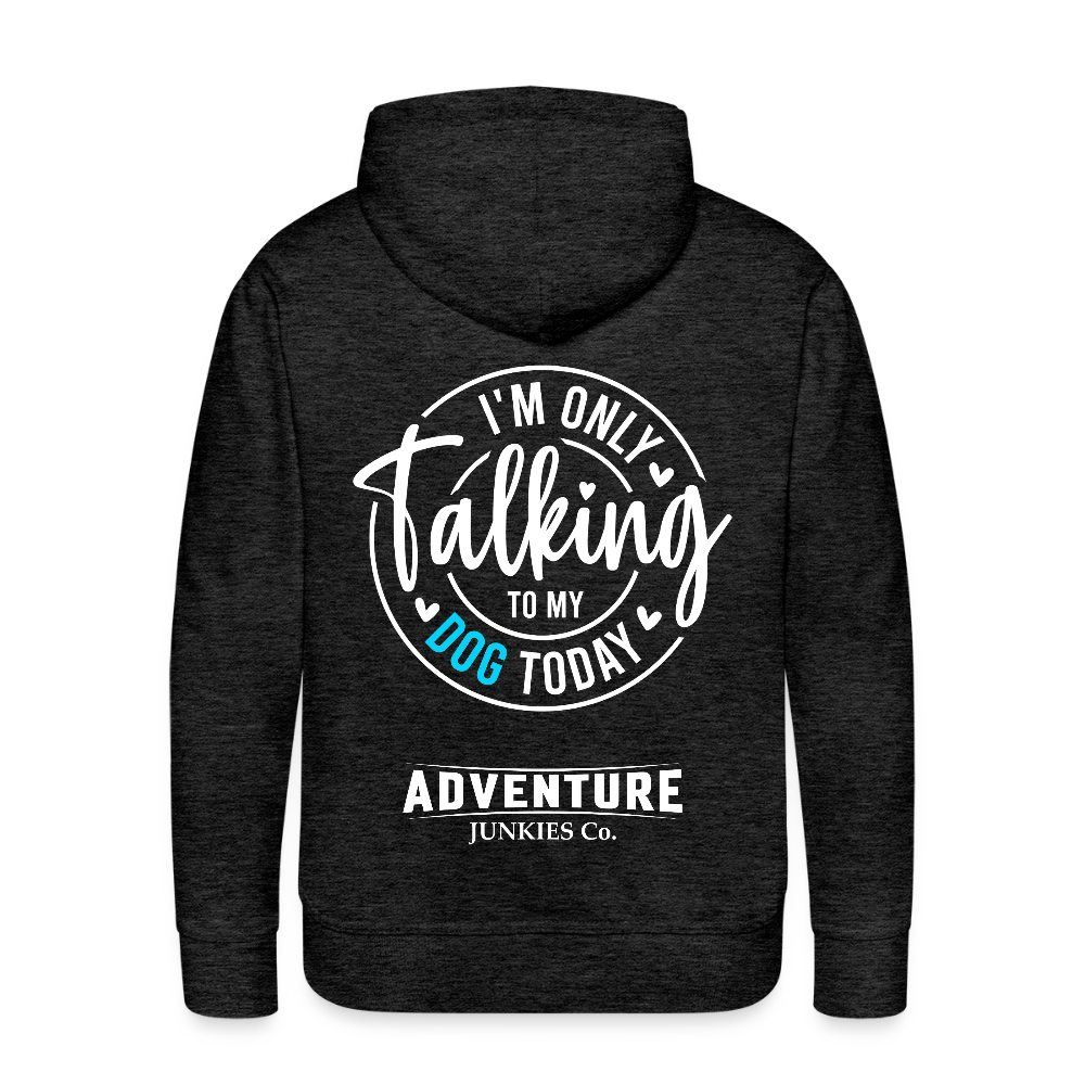 Men’s Premium Pet Hoodie - charcoal grey