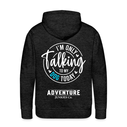 Men’s Premium Pet Hoodie - charcoal grey